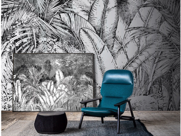 SOLARIZED FLORA WPN 404 - Panoramic Tropical wallpaper by Spaghetti Wall - view 2